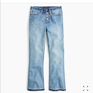 J Crew Demi Boot Crop Jeans